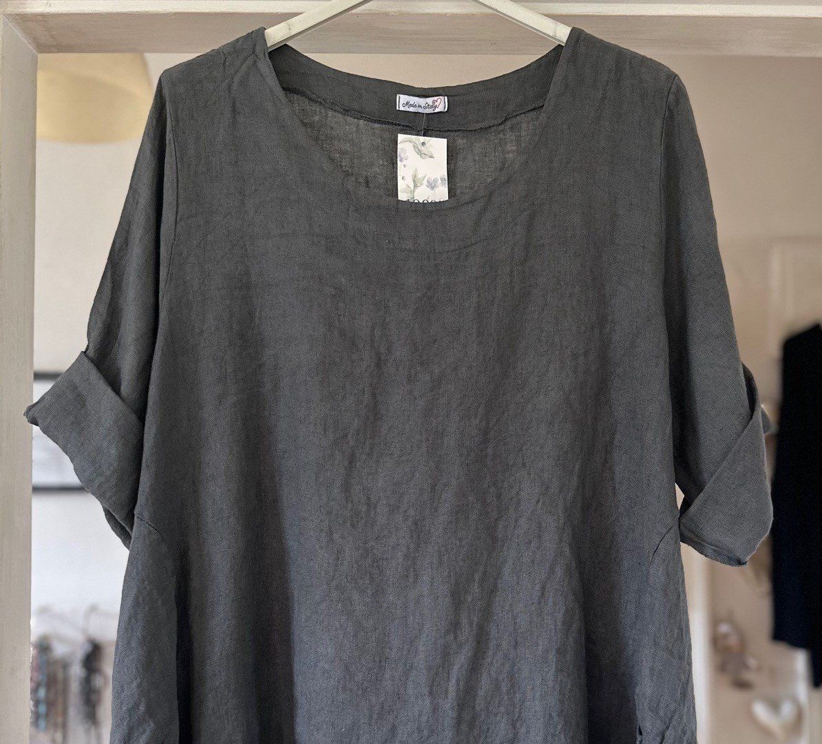 Tuniche: TUNIQUE OVERSIZE EN LIN!! M – Nuovo e nell'imballaggio originale da Locarno venduto da NicoNion 3