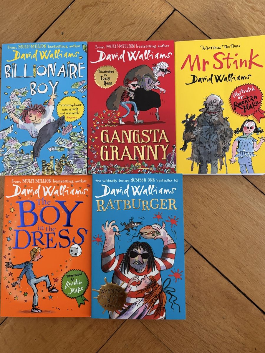 Libri: David Walliams Bucher Set: 5 spannende Kindergeschichten – Usato da Zürich venduto da gucks