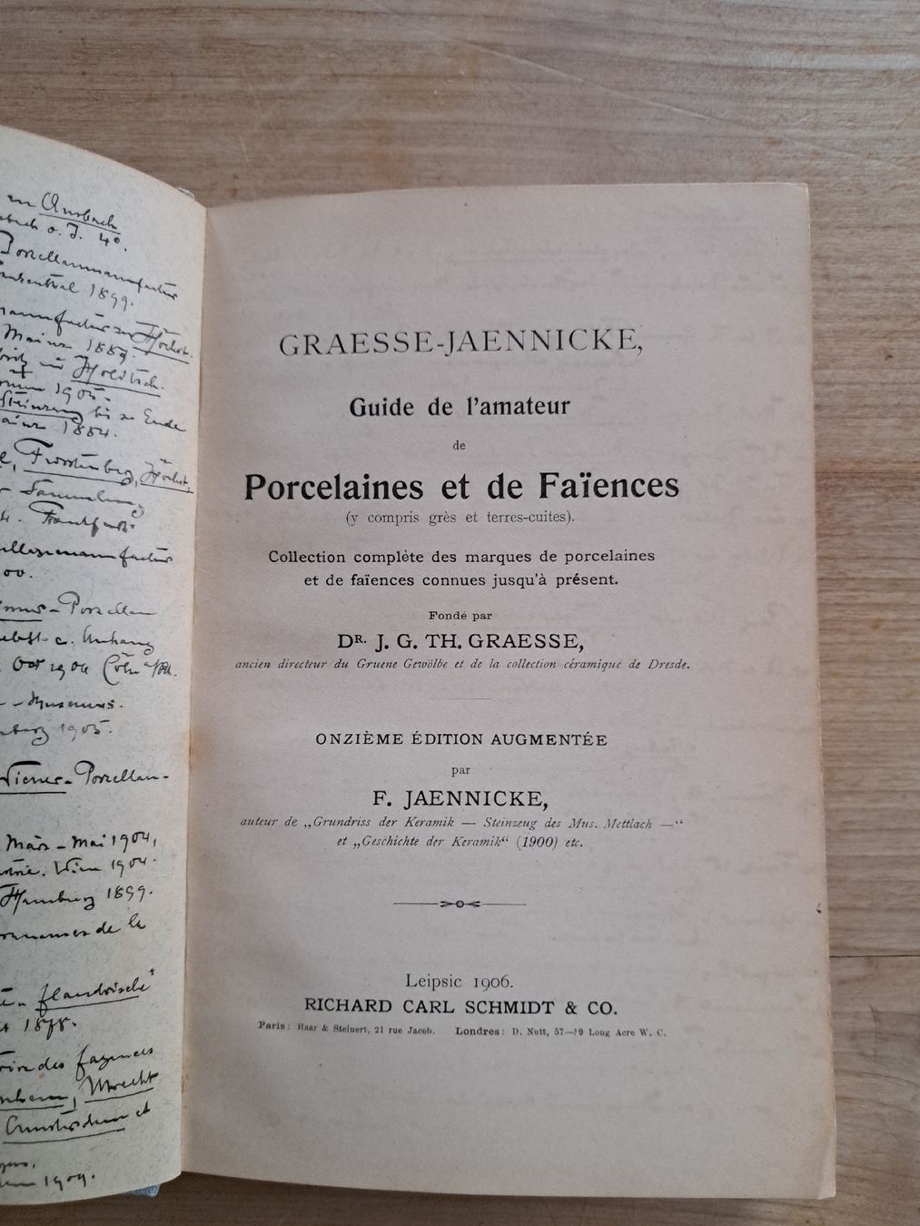 Libri: Porcelaines et Faiences – Usato da bad zurzach venduto da jue_5xhl 6