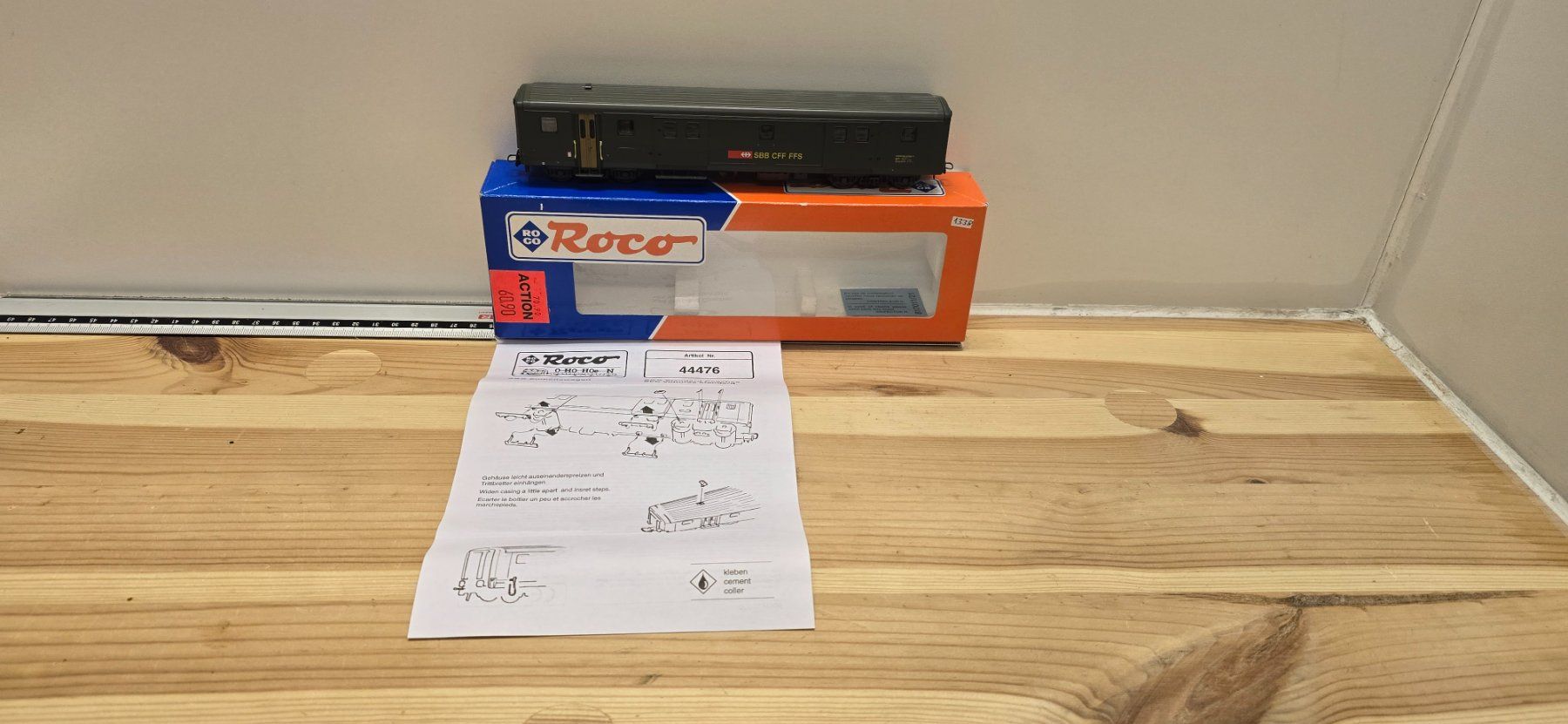 Roco Modellini di ferrovie: Roco 44476 SBB Gepäckwagen – Nuovo (secondo la descrizione) da Büsserach venduto da ModellbahnDepot 1