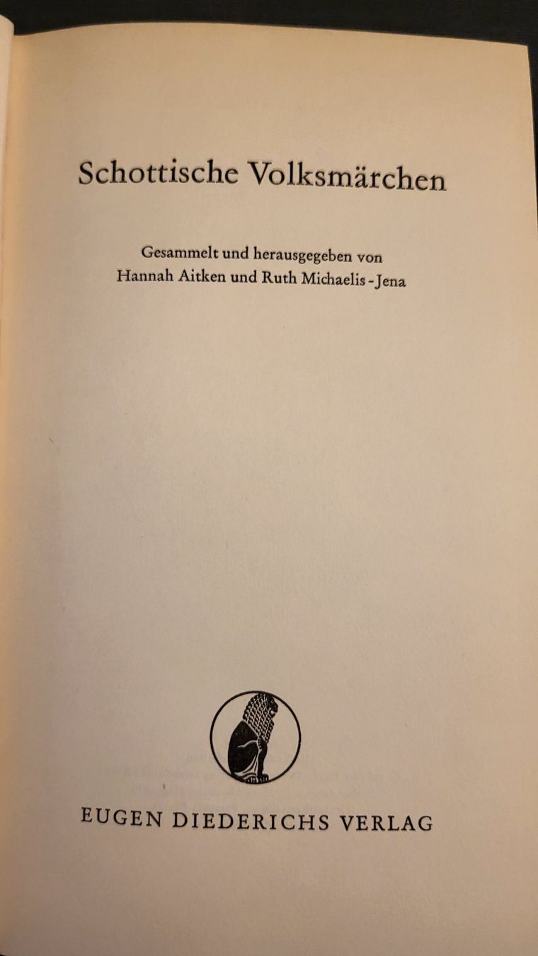 Livres: Buch SCHOTTISCHE VOLKSMÄRCHEN – D'occasion à Basel par spinne02 2