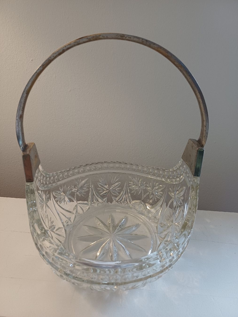 Bicchieri: Kristall Schale mit Henkel, Vintage – Usato da Nassen venduto da verrueckt 1