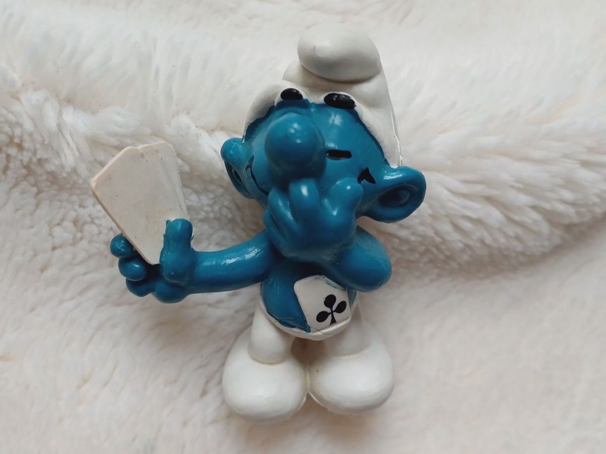 Schleich Figuren: Schleich und Peyo – Karten Schlumpf – Gebraucht aus Würenlos von Abracadabra26