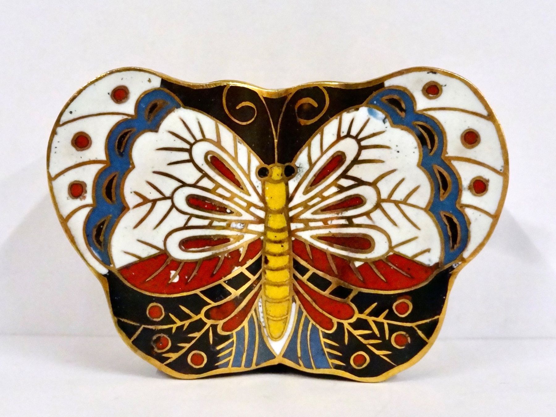 Tutte le decorazioni: Schmuckdose Schmetterling Blumen Dose Messing Emaille floral – Nuovo (secondo la descrizione) da Kerzers venduto da djstarsky73 1