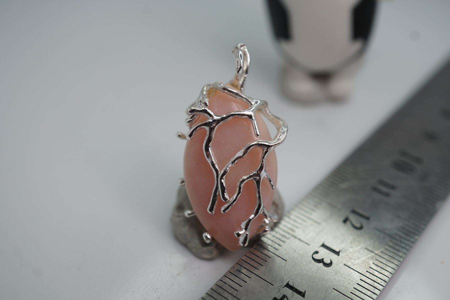 Minerali & Pietre curative: Opal Rosa Peru    Gefasst    Anhänger edel Ästchen – Nuovo e nell'imballaggio originale da Eschenbach SG venduto da topstone 1