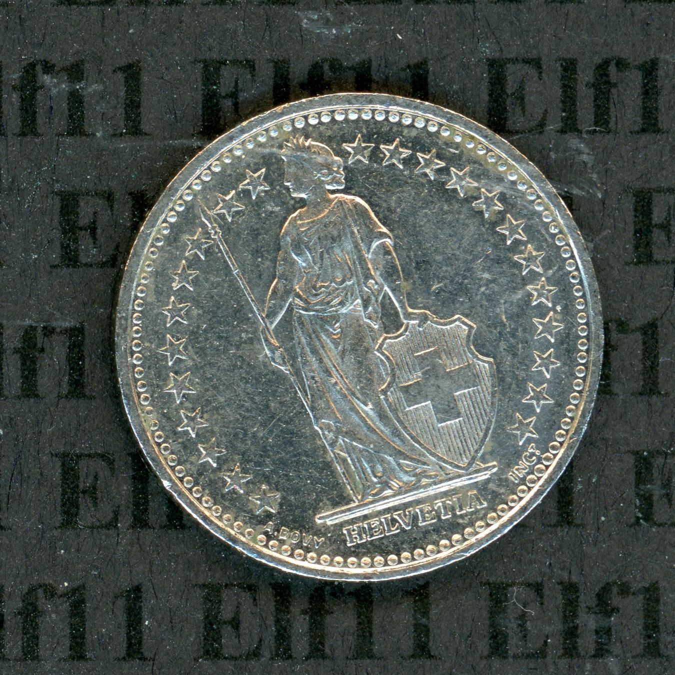 Tutti le monete: CHF___0.50 1996 vz 50 Rappen – Usato da Widnau venduto da Elf11 1
