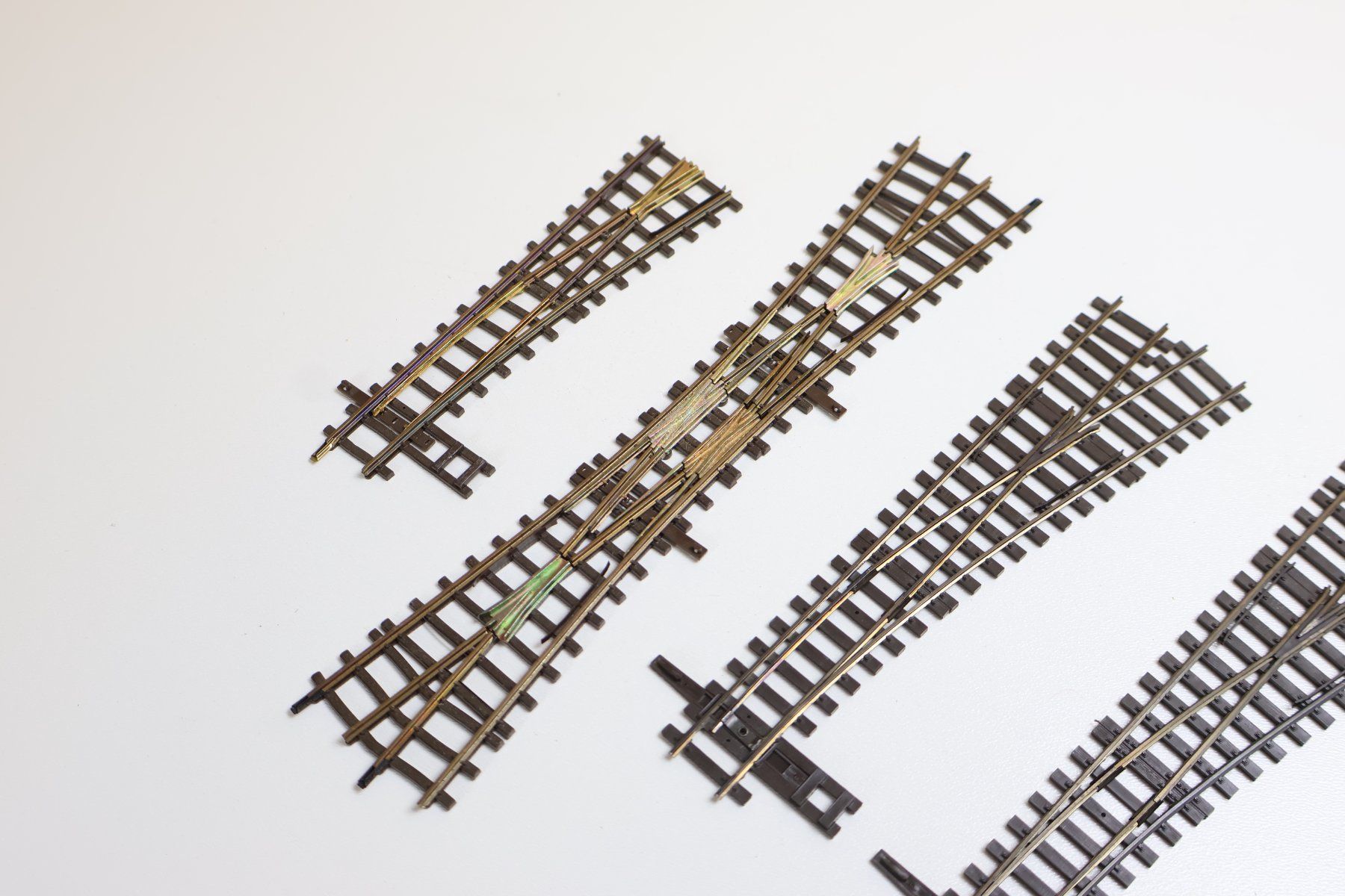 Bemo Modelleisenbahnen: BEMO/SHINOHARA 4 x Weichen  - H0m – Gebraucht aus Winterthur von Monstera 1