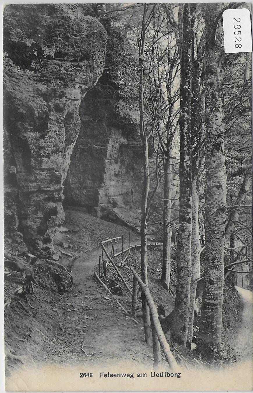 Cartes postales: Felsenweg am Uetliberg – D'occasion à Ettingen par Kartenplanet