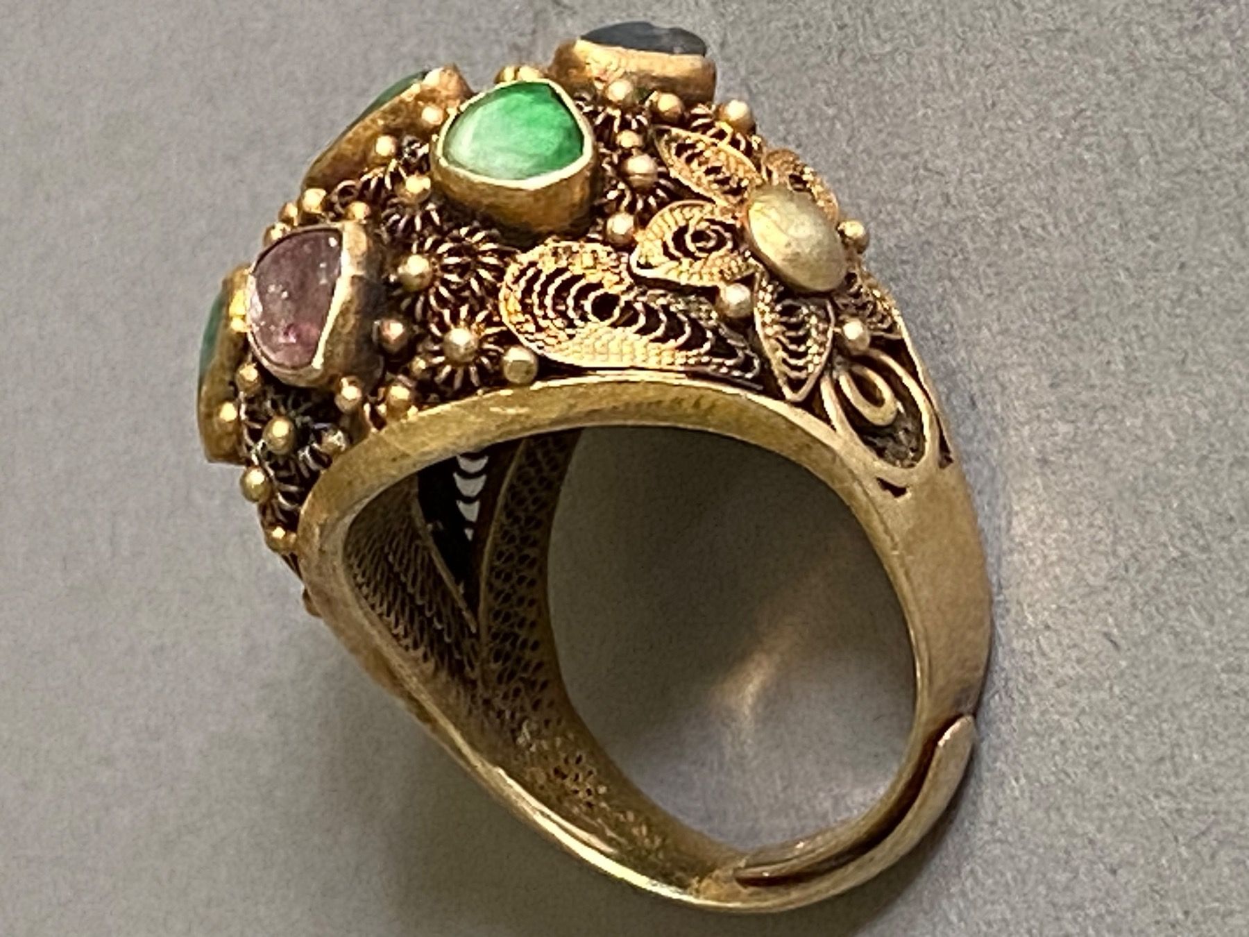 Anelli: RING **JADE/SAPHIR/GRANAT** – Nuovo (secondo la descrizione) da Basel venduto da shorthills_2013 1