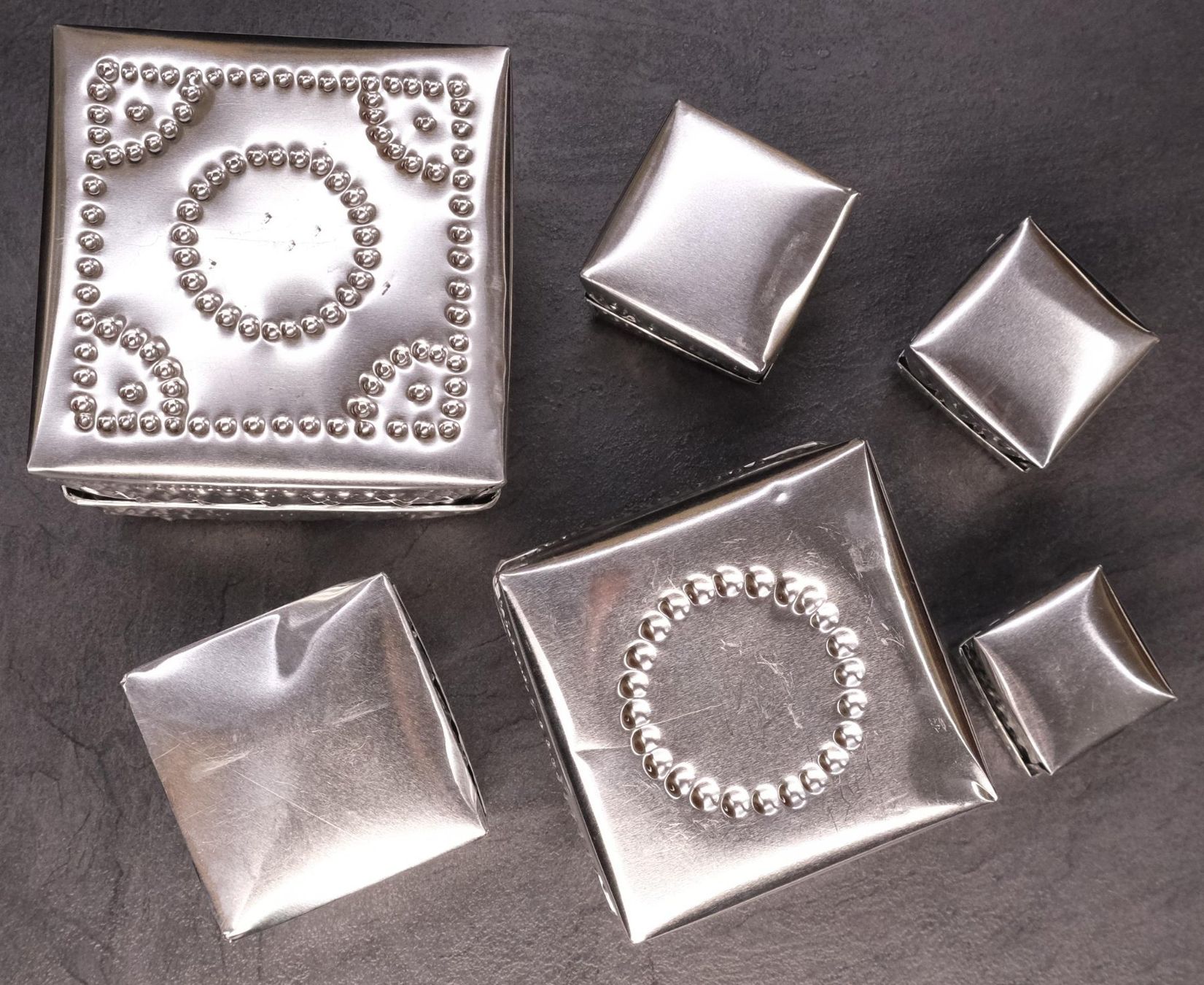 Contenitori & Simili: Schatullen Dosen Kistchen Geschenkverpackung, Set 6 Stück – Nuovo (secondo la descrizione) da Zürich venduto da Masala-Oase 3