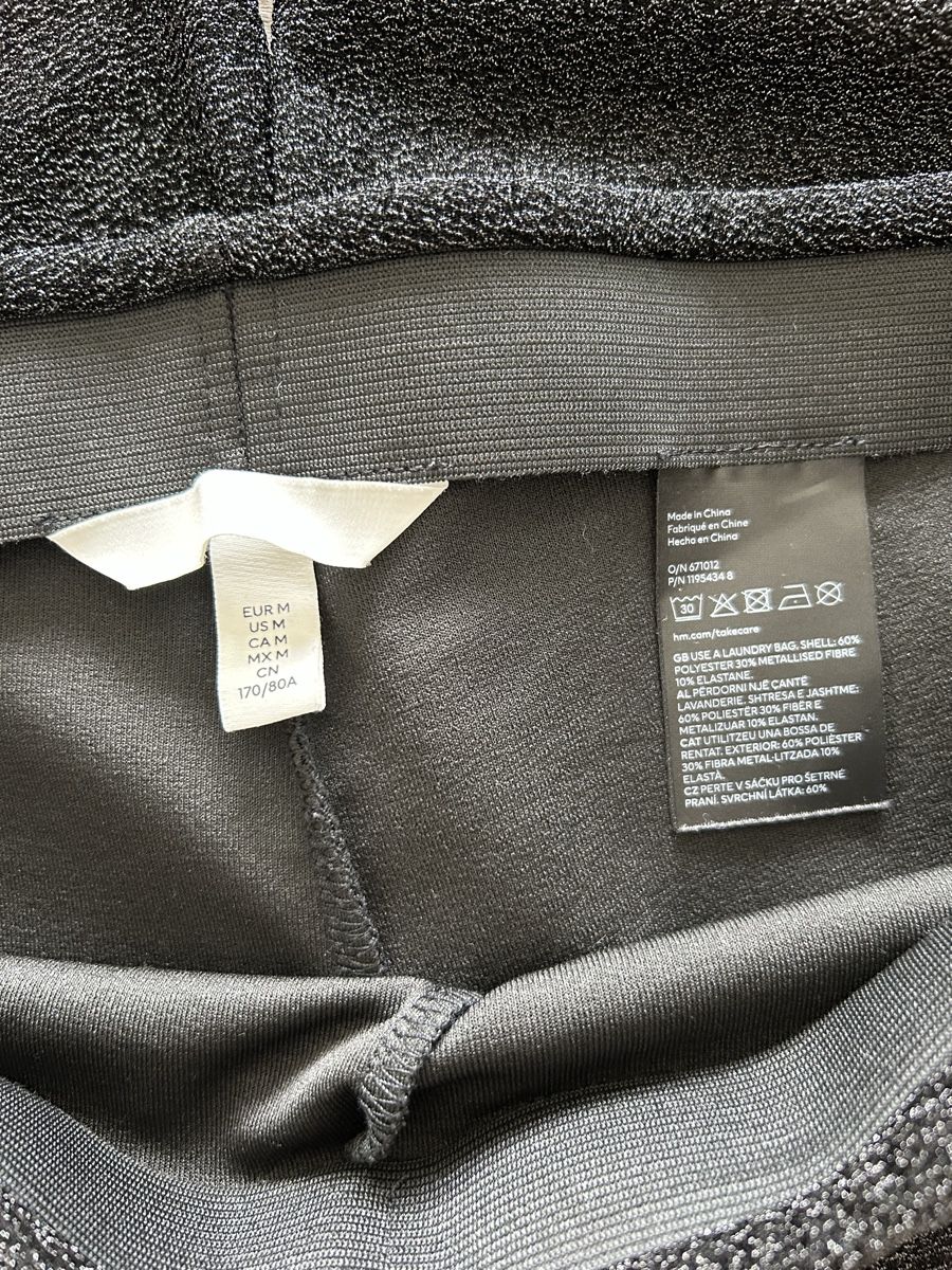 H&M Pantaloni: Glitzerhose mit Stretchbund, M – Nuovo (secondo la descrizione) da Walchwil venduto da lil_6t8v 2