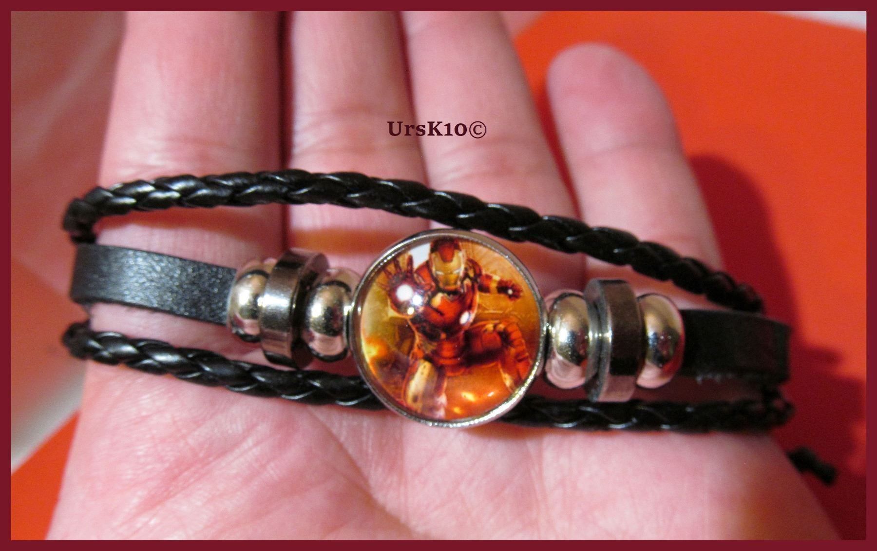 Bracciali & Braccialetti: Neues Lederarmband mit Amulett Iron Man – Nuovo e nell'imballaggio originale da St. Margarethen TG venduto da ursk10 1