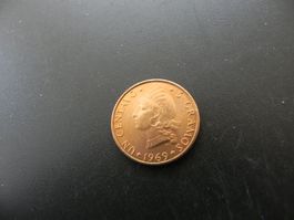 Dominikanische Republik 1 Centavo 1969 - FAO