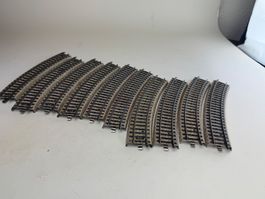 EB- Märklin zehn  gebogene Gleise in OVP