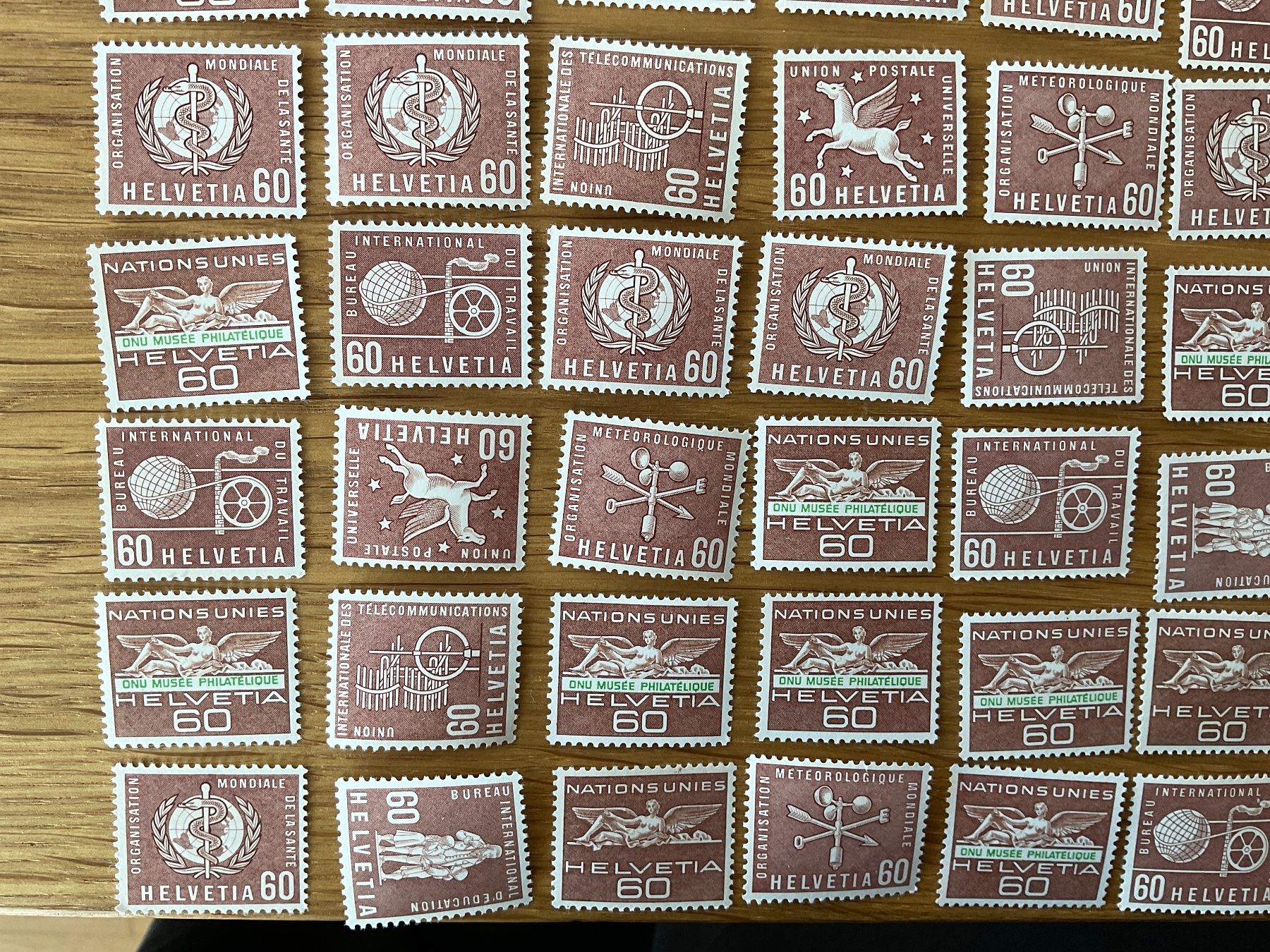 Tutti i francobolli: 60Fr Ämter Frankaturware ungestempelt postfrisch Sammlung – Nuovo (secondo la descrizione) da Wil SG venduto da Chefsugus 3