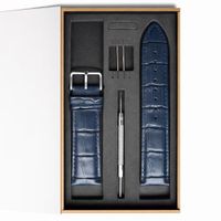 Bracelet de montre en cuir de veau souple 20 mm  Blue Night