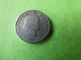 Schweiz 1891, 5 Rappen