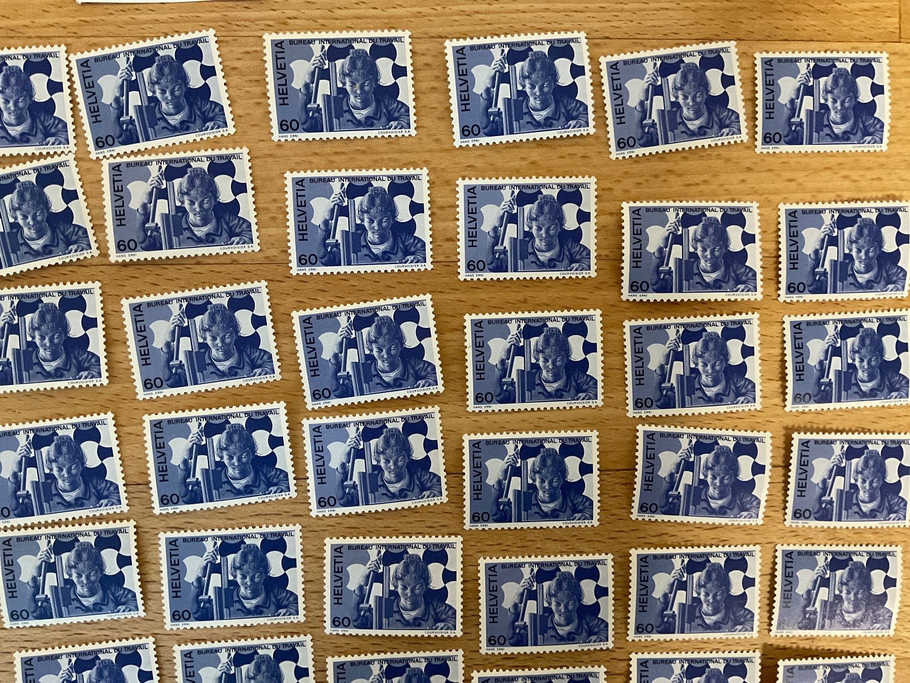 Tutti i francobolli: 60Fr Ämter Frankaturware ungestempelt postfrisch Sammlung – Nuovo (secondo la descrizione) da Wil SG venduto da Chefsugus 2