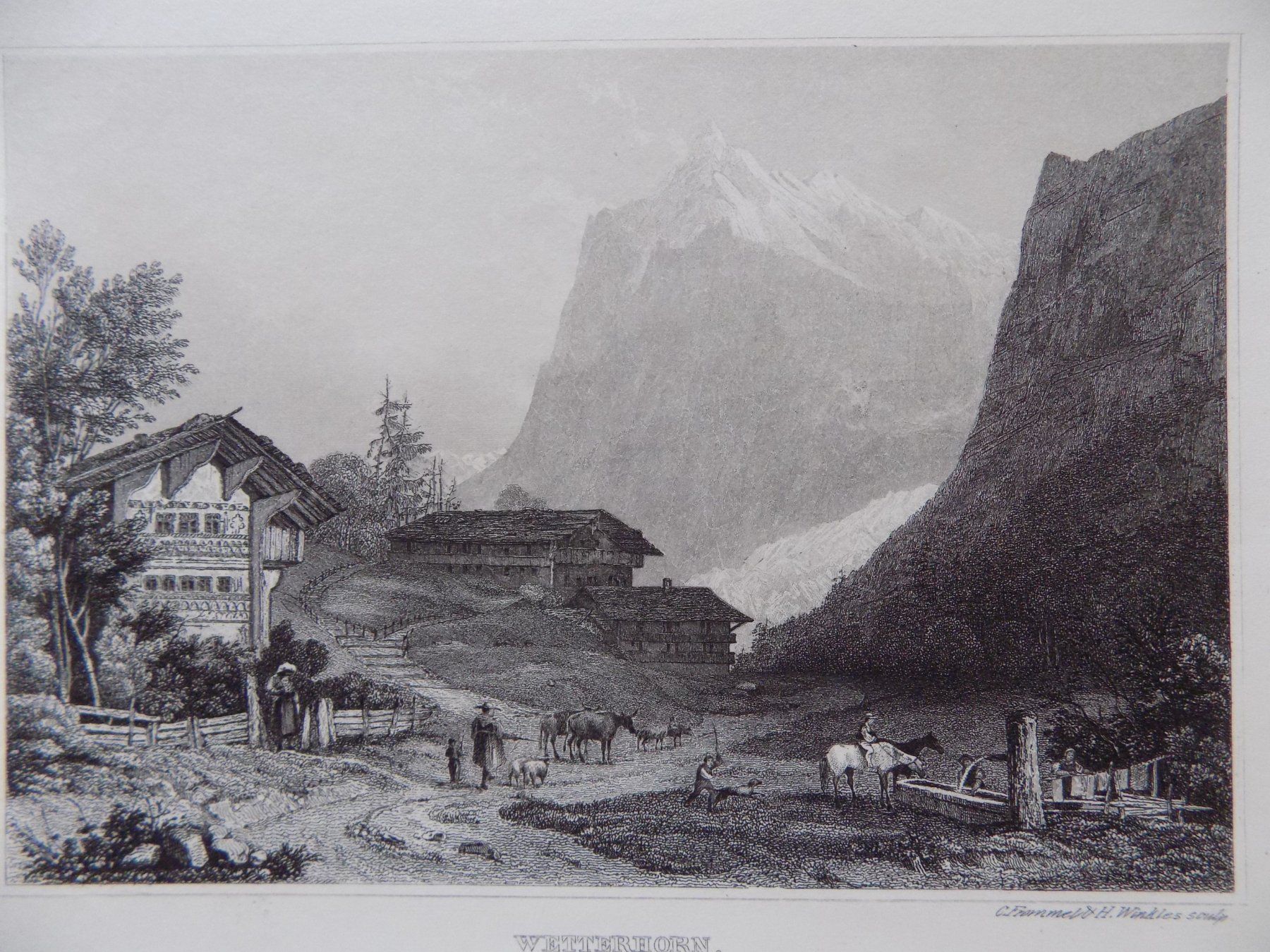 Gravures: Wetterhorn – D'occasion à Risch par Rischli15 2