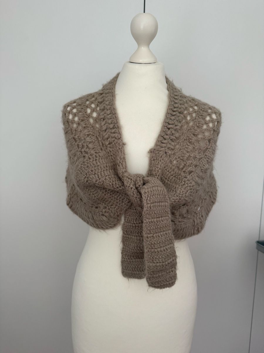 Foulards, Tücher & Schals: Häckelschal beige 50x140cm OneSize – Gebraucht aus Stansstad von InStyle8 7