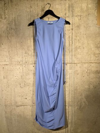 Patrizia Pepe Damen Maxi-Kleid Hellblau Grösse 1 EU 36 S