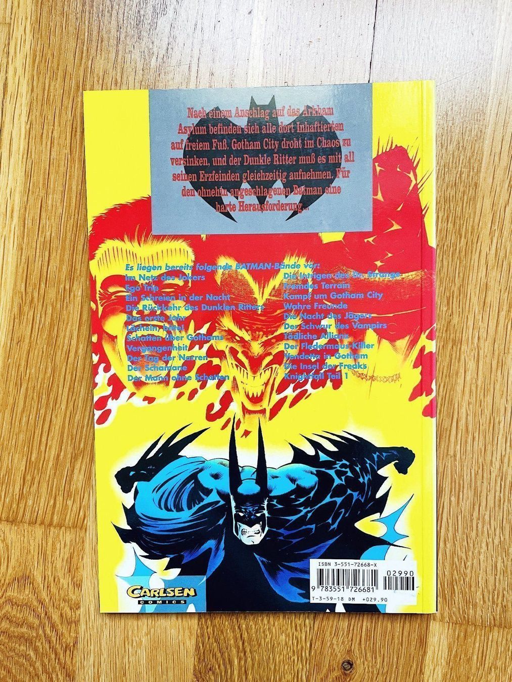 Fumetti: Batman Knightfall Band 1, Carlsen – Usato da Adliswil venduto da Ch_Mei 2