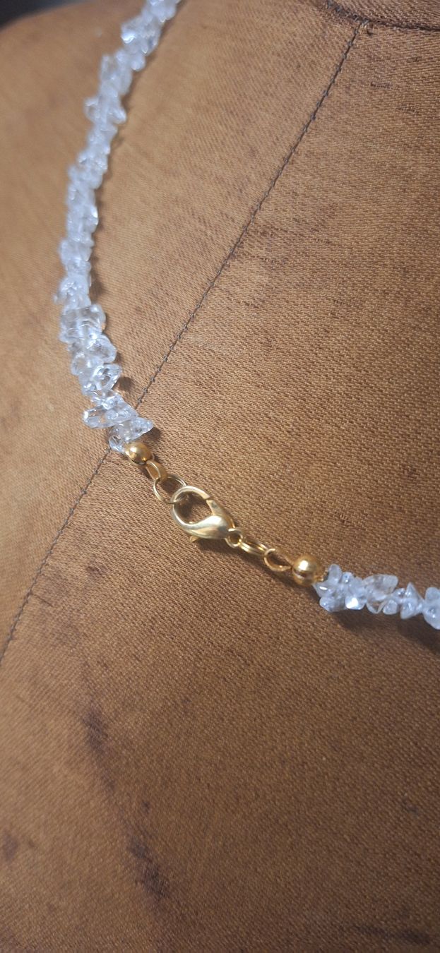 Catenine: Kette mit Bergkristall Splittern – Nuovo (secondo la descrizione) da glis venduto da Nanbo 2