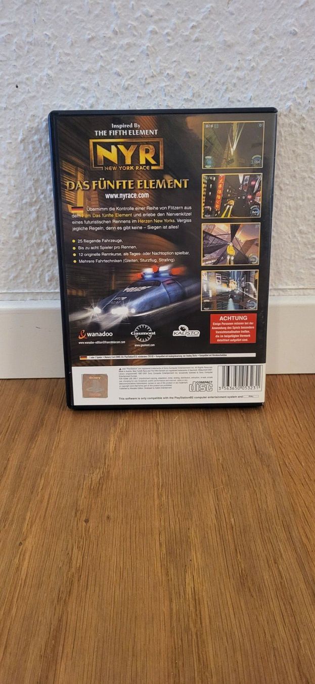 Sony Giochi: PS 2 - New York Race Das Fünfte Element – Usato da Münsingen venduto da DigitaleSpielecke 1