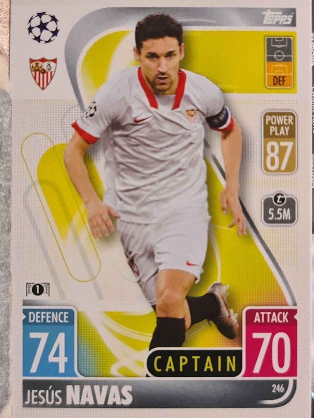 Topps Sammelbilder & Trading cards: Topps Match Attax 246 – Gebraucht aus Dintikon von Prime-shop