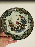Villeroy&Boch Wandteller "Paon grün", Handgemalt, in OVP.