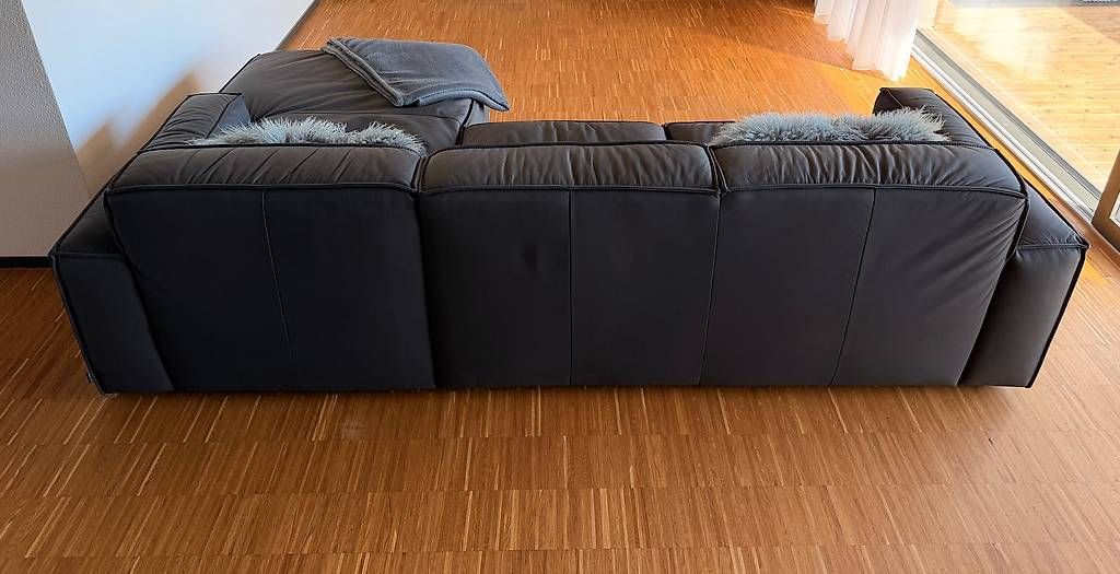 Johann Jakob Divani: Johann Jakob Ecksofa aus Echtleder Schwarz – Usato da Emmenbrücke venduto da mar_b5tz 4