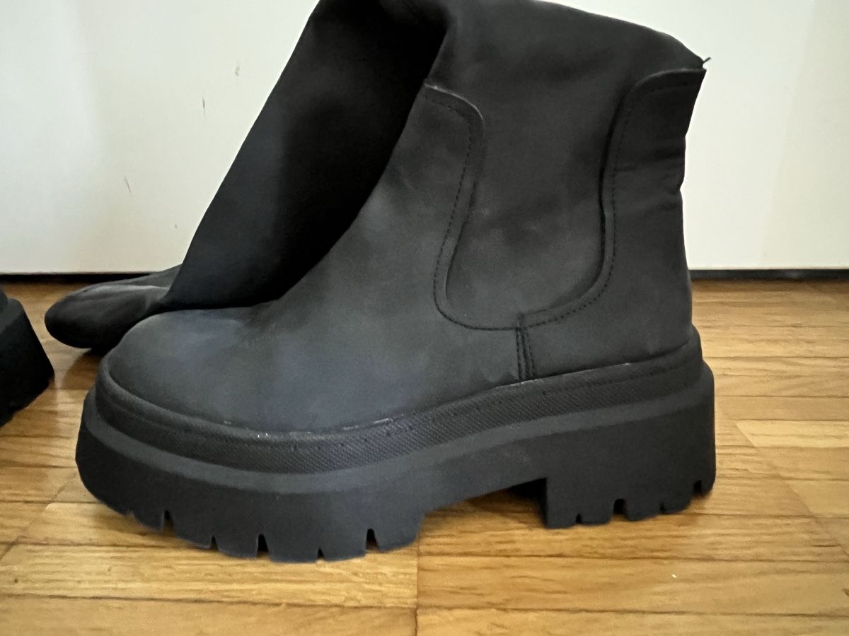 Pull&Bear Damenschuhe: PULL&BEAR Over-the-knee boots - black – Gebraucht aus Zug von IndiQueen 5