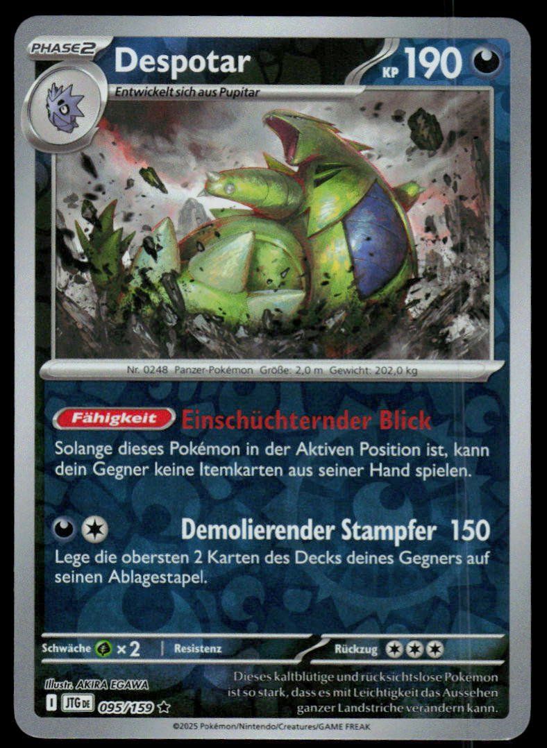 Pokémon Carte collezionabili: Pokemon Despotar 095/159 – Usato da Herisau venduto da Pokemon2025