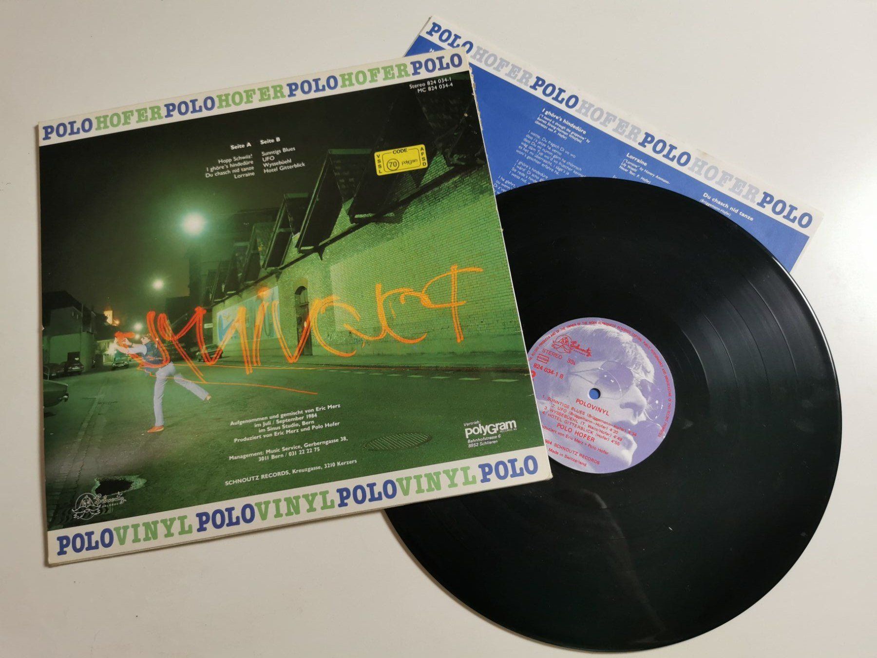 Dischi in vinile: POLO HOFER -  POLO VINYL – Usato da Grafenried venduto da House-of-Oldies 1
