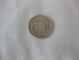 RARE 10 rappen 1875  VZ - UNZ.