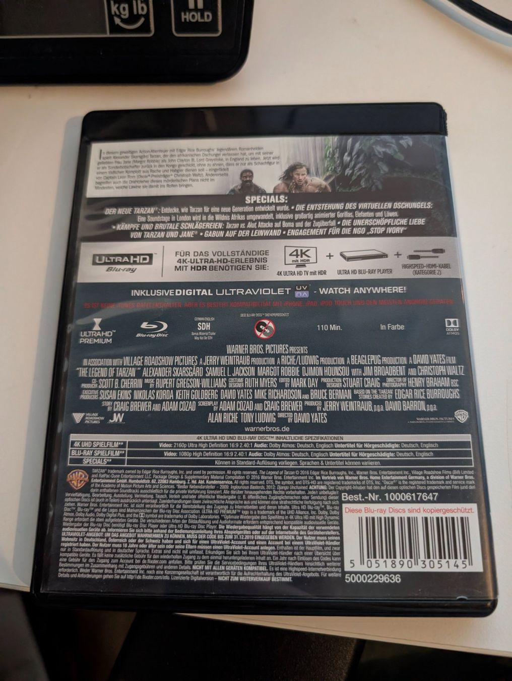 Tutti i DVDs: Tarzan 4K Ultra HD BluRay – Usato da Hünenberg See venduto da SpecialEditionGaming 2