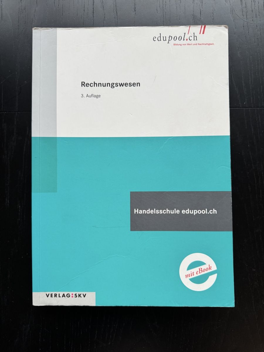 Libri: Rechnungswesen – edupool.ch – 3. Auflage – Usato da Kilchberg ZH venduto da Centipaide