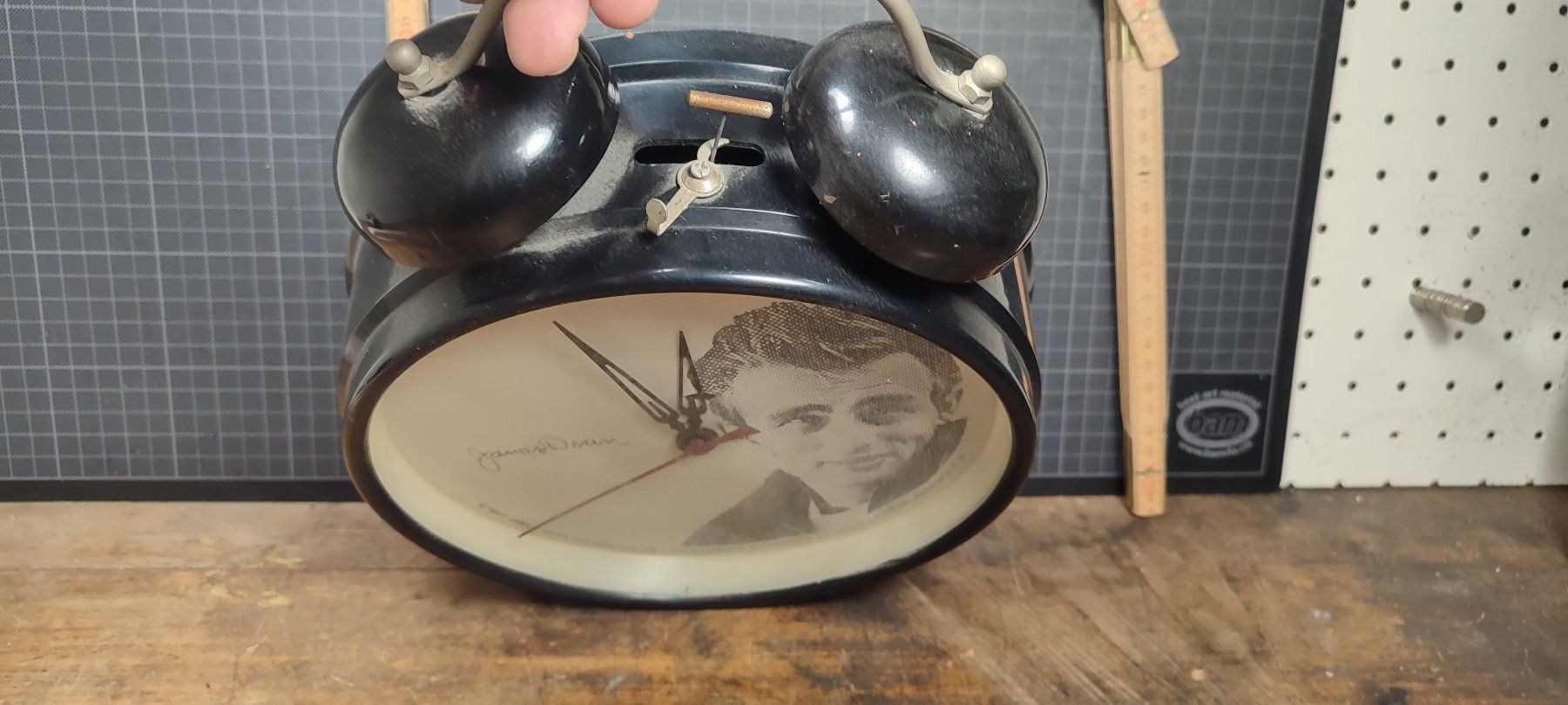 Sveglie: Wunderschöner grosser 35 cm Wecker Nr. 151  James  Dean – Usato da Gelterkinden venduto da MYSTOREFORYOU4460 4