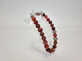 Achat‑Jaspis Stein-Set für Schmuckherstellung