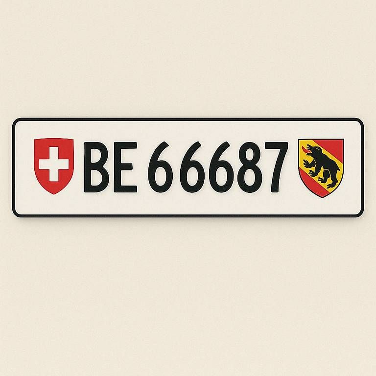 Insegne: Autokennzeichen Bern BE ? 66687 – Usato da Stettlen venduto da luk_zrl5