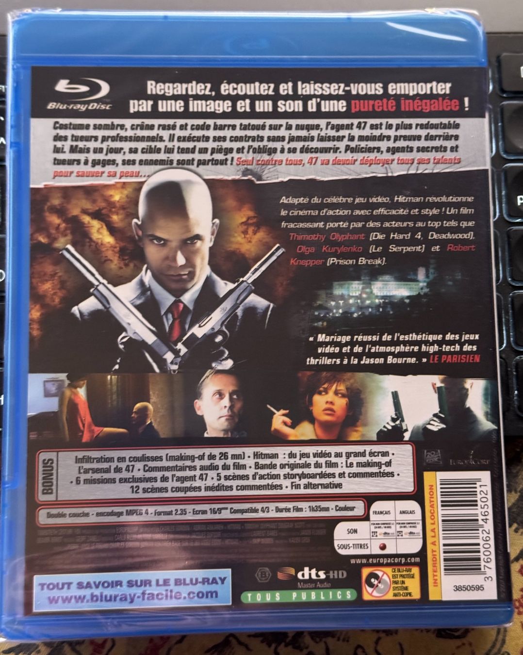 Tous les DVDs: Hitman (2007) - Blu-ray Version intégrale non censurée – Neuf avec emballage d'origine à Semsales par __Florian__ 2
