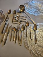 Besteck Silber versilbert 19 Teile verschiedene Stempel WMF