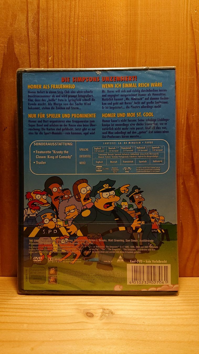 Tutti i DVDs: DIE SIMPSONS Völlig Abgedreht DVD – Nuovo e nell'imballaggio originale da Wilderswil venduto da Exebub 1