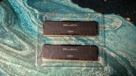 Crucial Ballistix DDR4-3000 2x8GB Gaming RAM f. PC