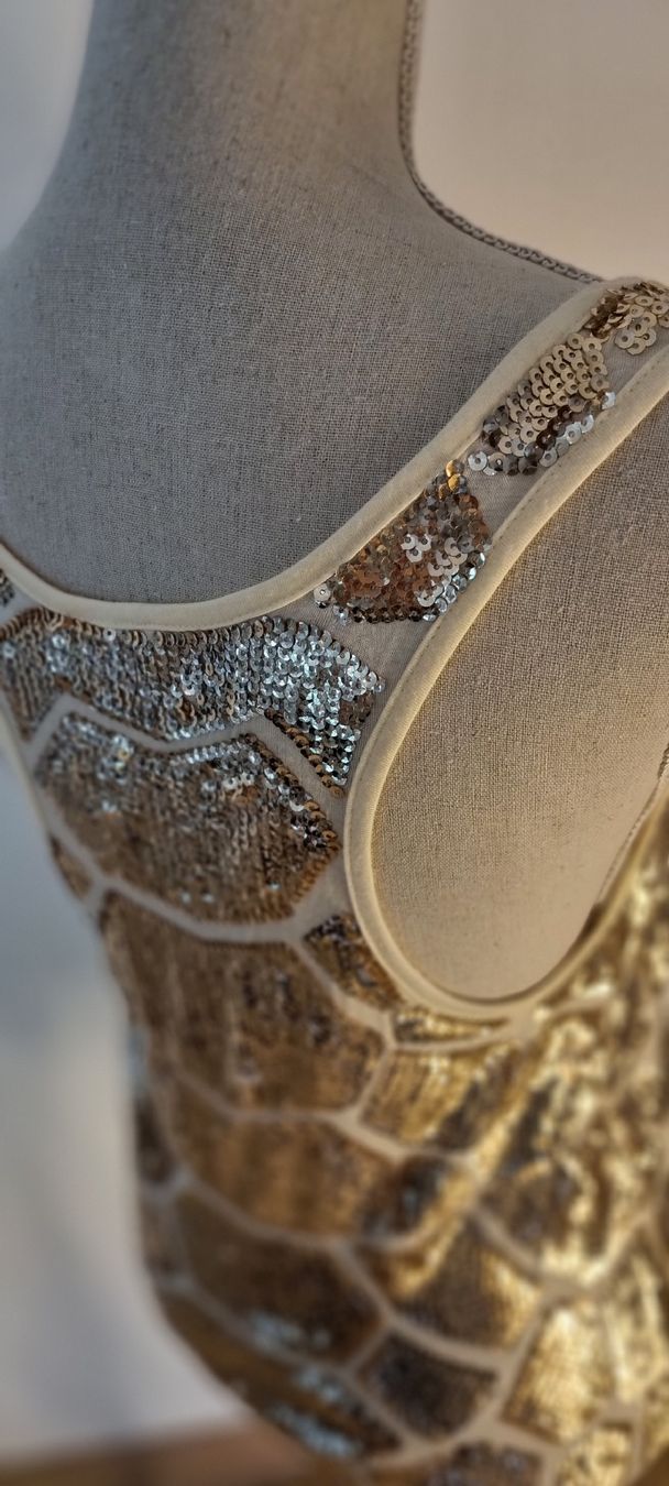 Tops: Débardeur femme doré – Gebraucht aus Borex von mab_28bf 4