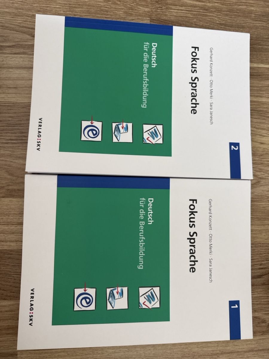Libri: Fokus Sprache 1 & 2 – Usato da Zürich venduto da Dx.04