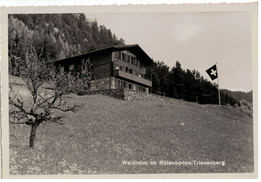 Cartoline postali: Triesenberg, Waldheim ob Rotenboden – Usato da Frauenfeld venduto da POML