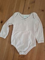 Body langarm rosa Grösse 68 mit Punkten