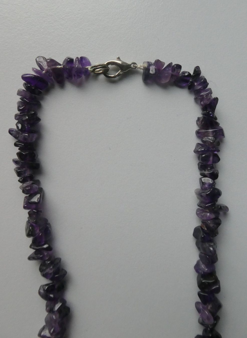 Catenine: Amethyst Kette - Splitter aus Edelsteinen violett – Usato da Frauenfeld venduto da dhour 1