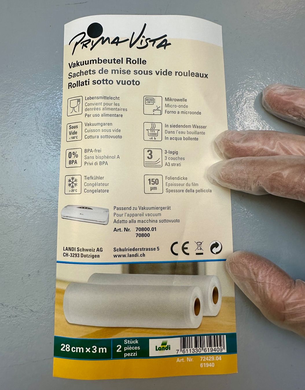 Küchengeräte: VAKUUMIERGERÄT AB 1.-!!! – Gebraucht aus Zürich von NIKI777 1